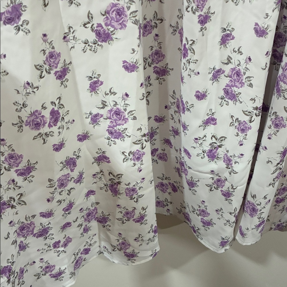 Milkmaid Floral Midi Dress Straps - Picture 5 of 8